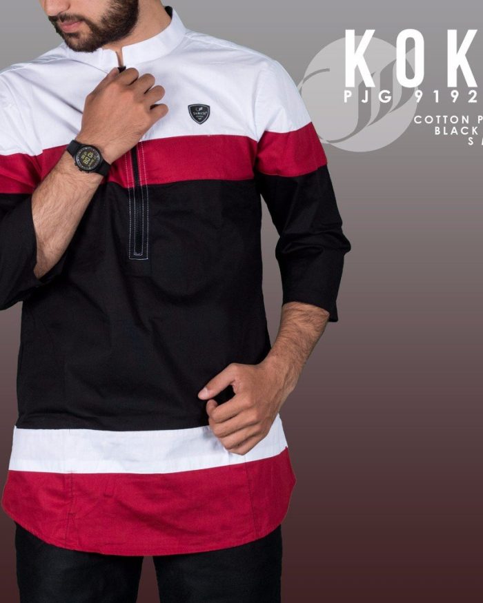 SAMASE 9212-02 KOKU 3/4 PUTIH MERAH HITAM
