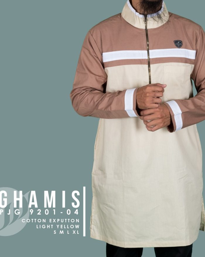 SAMASE 9201-04 GHAMIS PJG COKLAT LIST KUNING