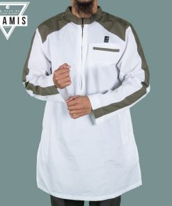 SAMASE 9169-02 GHAMIS PJG PUTIH LIST HIJAU