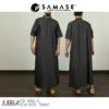 SAMASE 9066-01 JUBAH PREMIUM TITIK HITAM PUTIH PDK