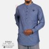 Koko Kurta Lengan Panjang Grey