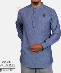 Koko Kurta Lengan Panjang Grey