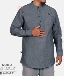 Koko Kurta Lengan Panjang Denim
