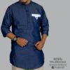 Koko Kurta Lengan Blue Black