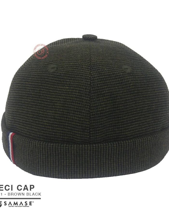 Samase Peci Cap Brown Black