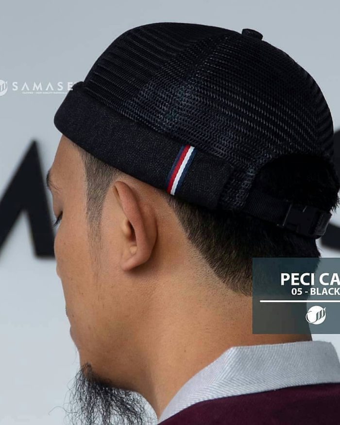 Samase Peci Cap Black