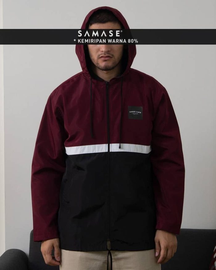 JACKET A08531 WIND BREAKER MAROON