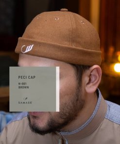 Peci Cap Miki Hat N001 Brown