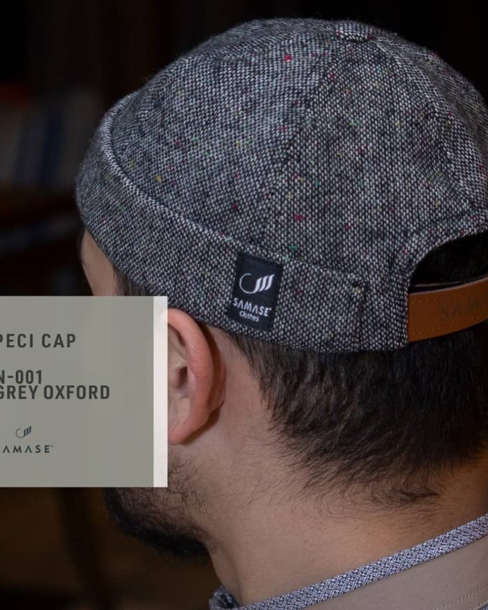 Peci Cap Miki Hat N001 Grey Oxford