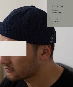 Peci Cap Miki Hat N001 Navy Spot