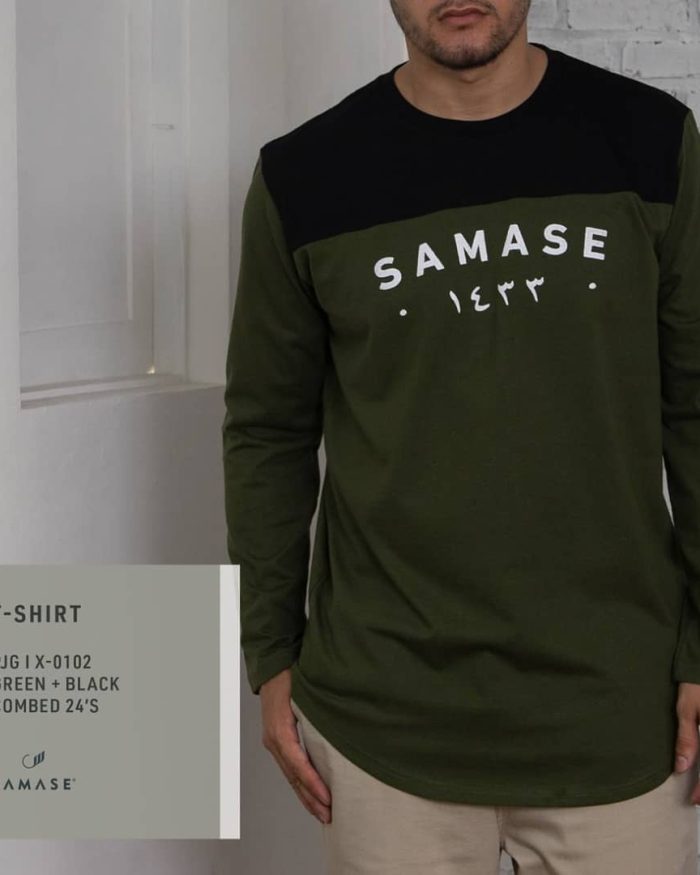 T-Shirt Panjangx I X 0102 Green Black