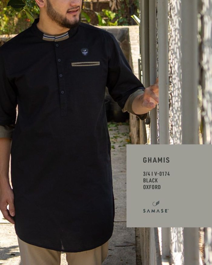 Ghamis 3/4 Black Oxford V01743
