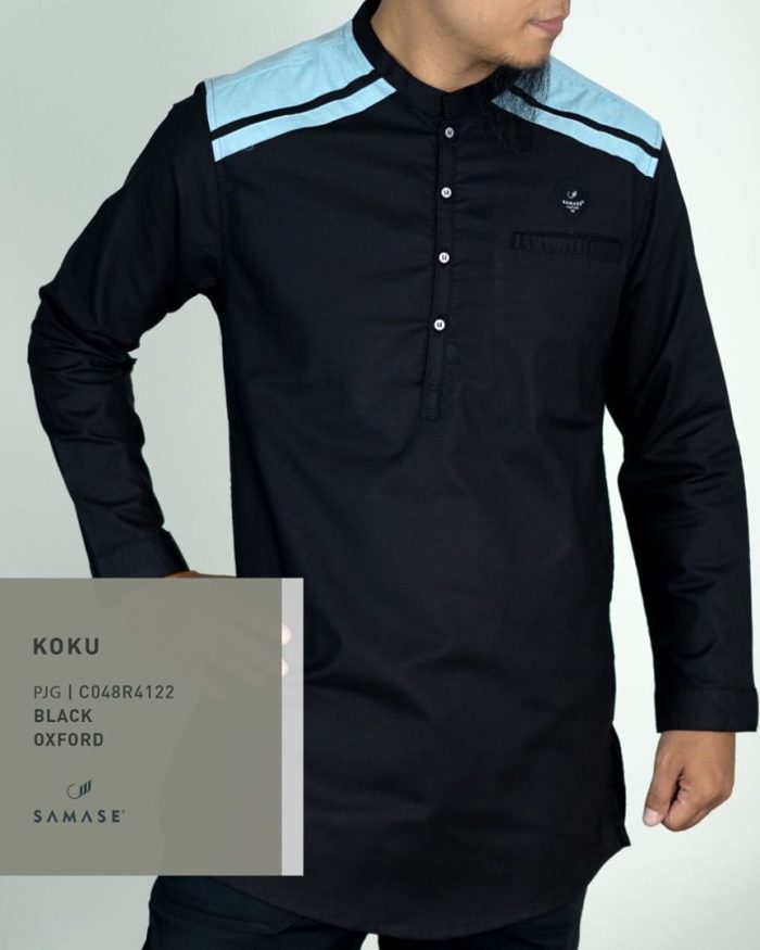 Koku Panjang Black Oxford C048R41