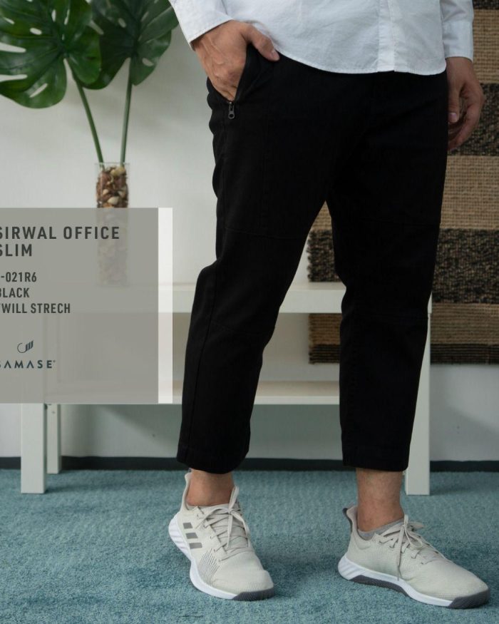 Sirwal Office j021r6 Black Twill Stretch