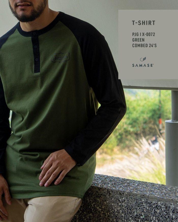 T-Shirt x0072 Green Combed 24's