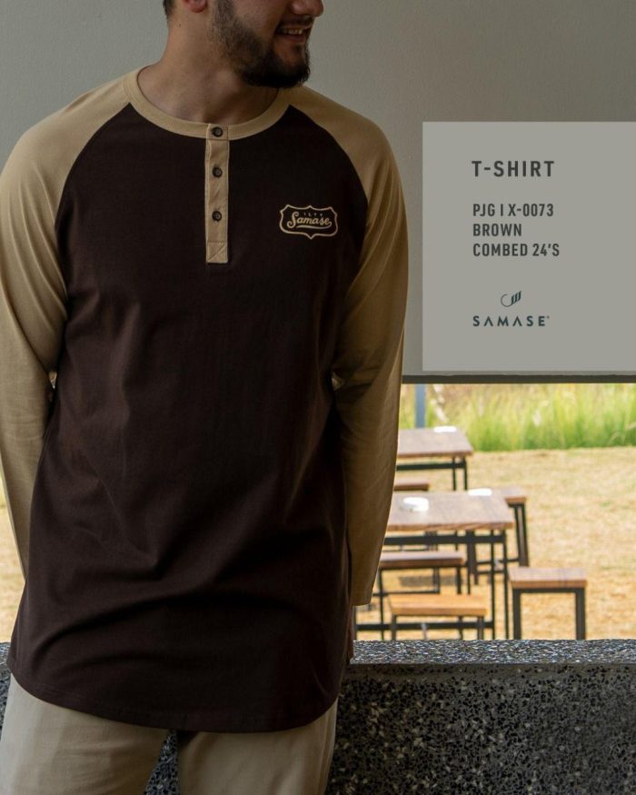 T-Shirt x0073 Brown Combed 24's