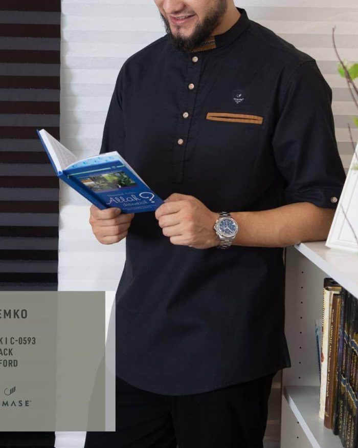 kemko-pendek-c0593-black-oxford