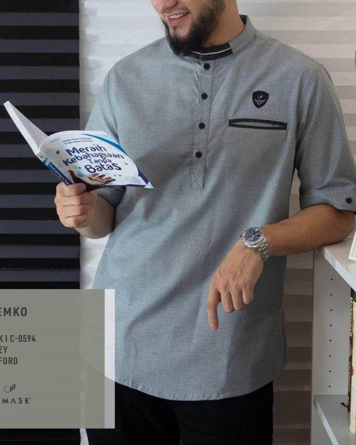 kemko-pendek-c0594-grey-oxford