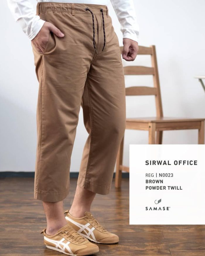 sirwal-office-reguler-n0023-brown-powder-twill