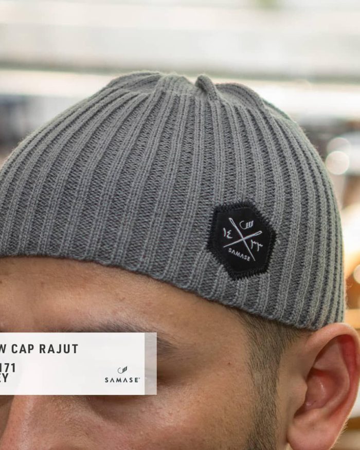 new-cap-rajut-t0171-grey
