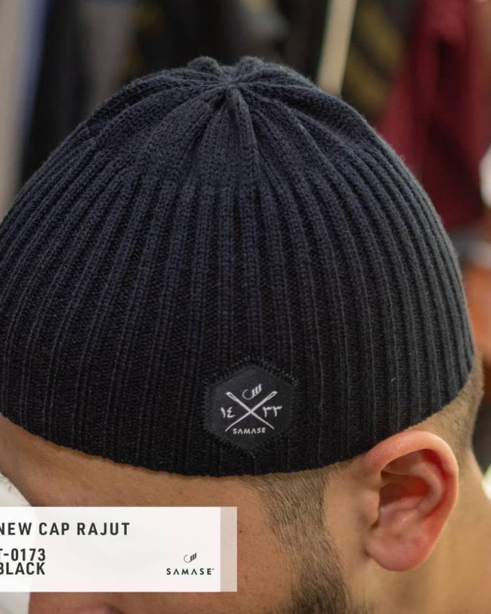 new-cap-rajut-t0173-black