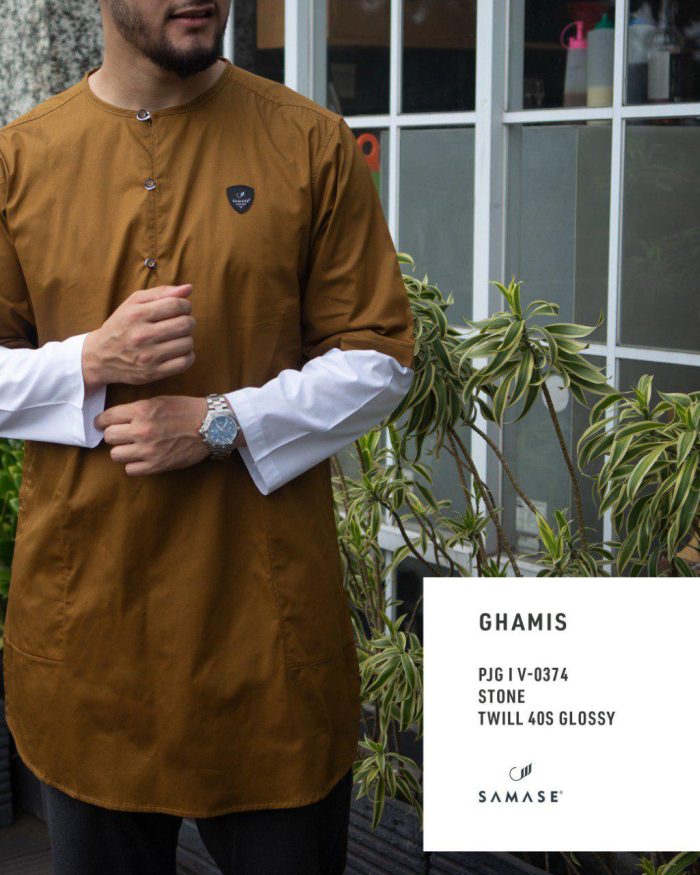 ghamis-panjang-v0374-twill-40s-glossy-stone