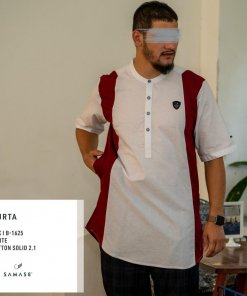kurta-pendek-b1625-white-cotton-solid-2-1