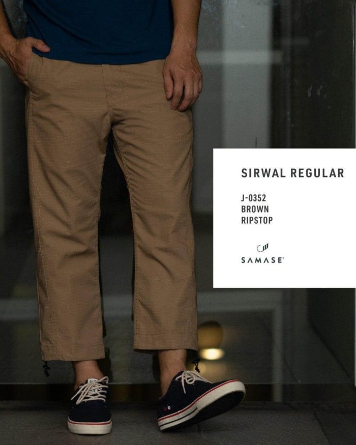 sirwal-reguler-j0352-brown-ripstop