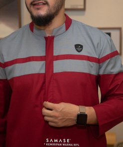 jubba-reguler-panjang-r0103-red-cotton-two-tone_3