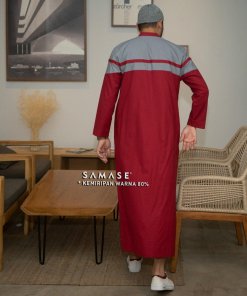 jubba-reguler-panjang-r0103-red-cotton-two-tone_4