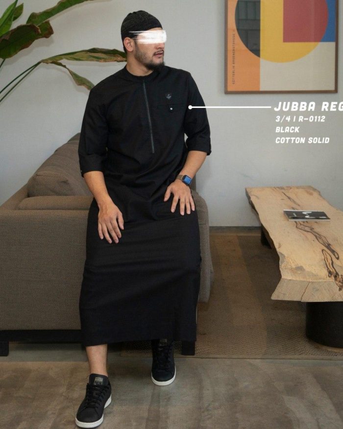 Jubba Reguler 3/4 r0112 Black Botton Two Tone
