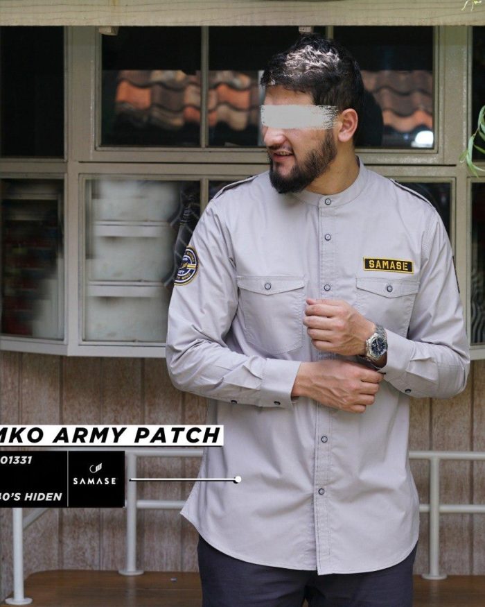 Kemko Army Patch Panjang r01331 Grey Twill 40's Hiden