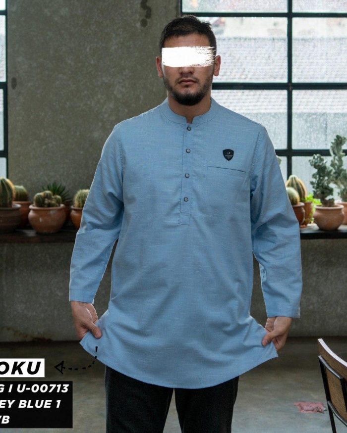 Koku Panjang u00713 Grey Blue 1 SWB