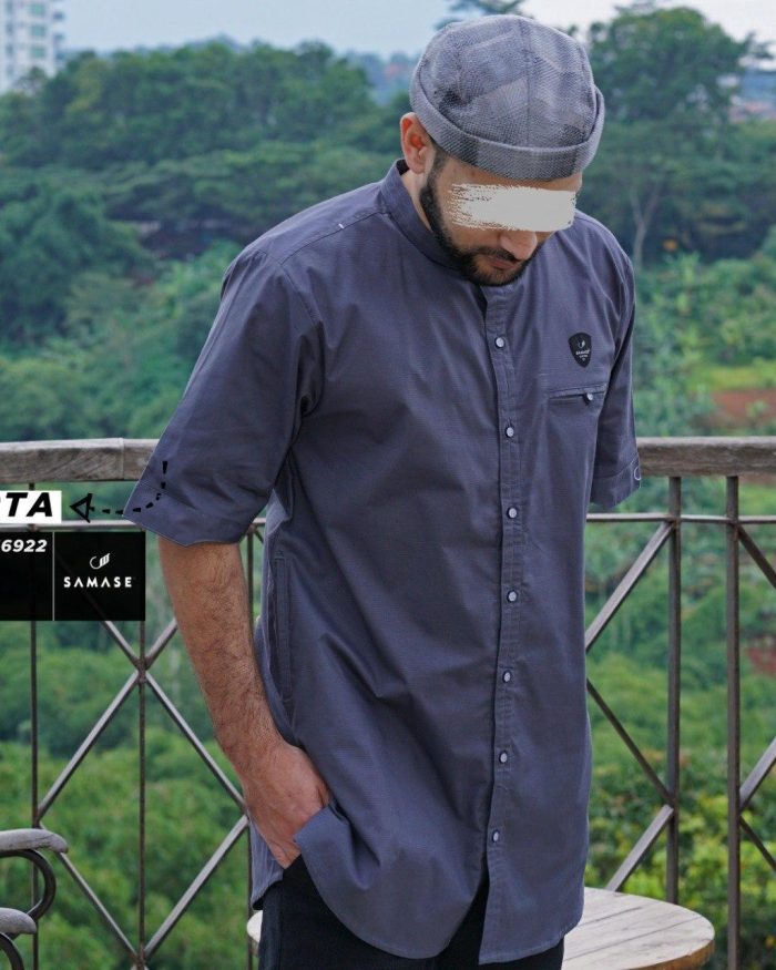 Kurta Pendek b16922 Grey npstop