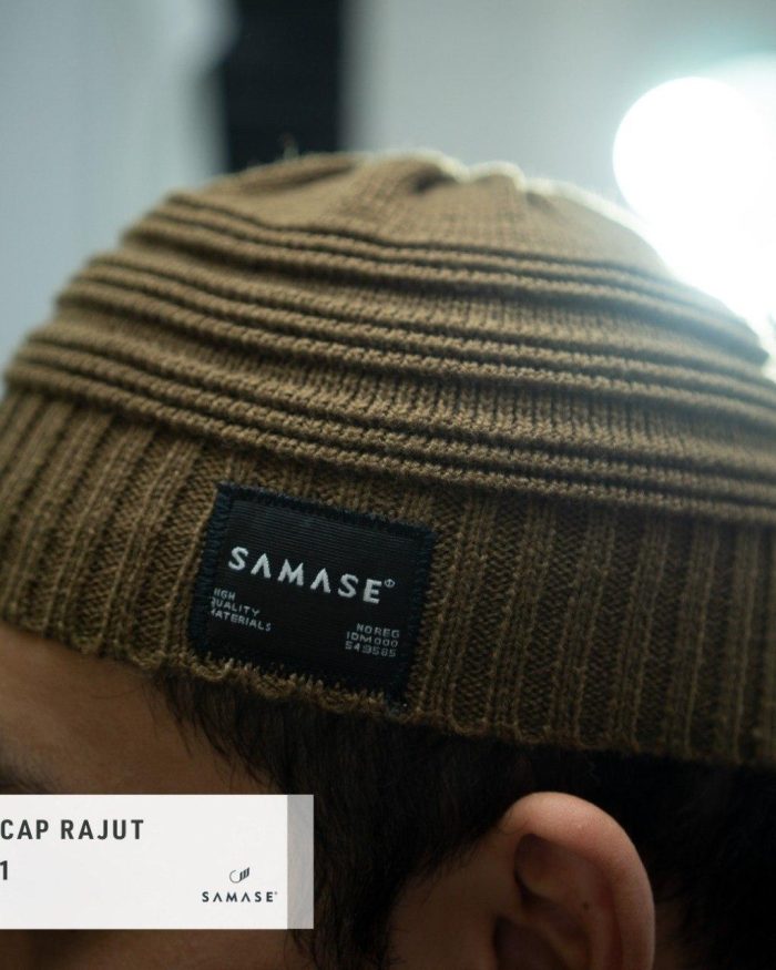Peci Rajut Samase - New Cap Rajut t0211 Gold