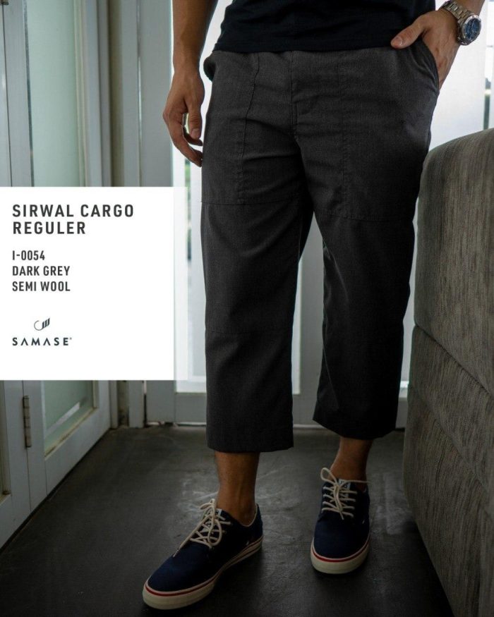 Sirwal Office Reguler i0054 Dark Grey Semi Wool