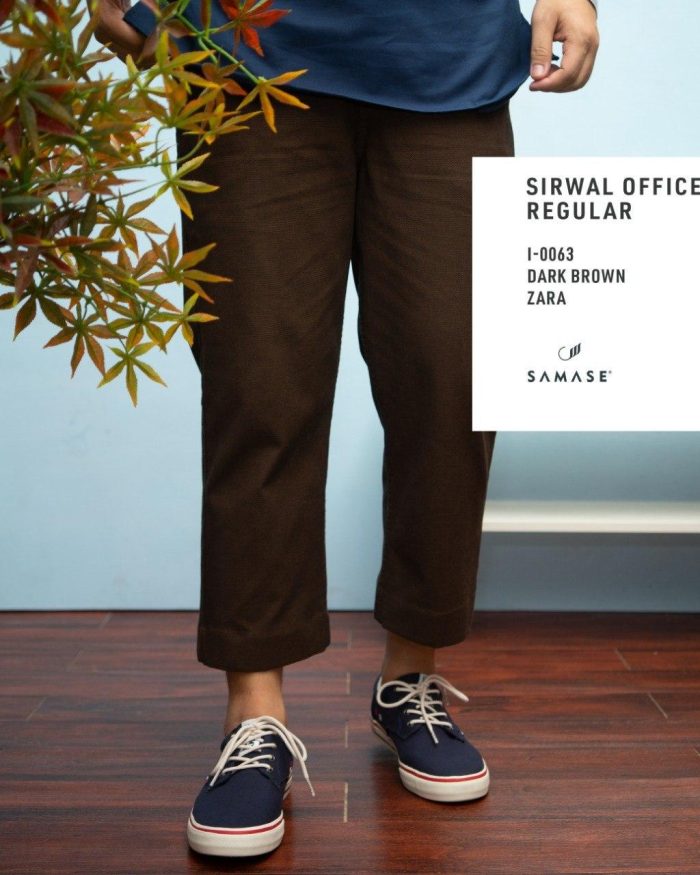 Sirwal Office Reguler i0063 Dark Brown Zara