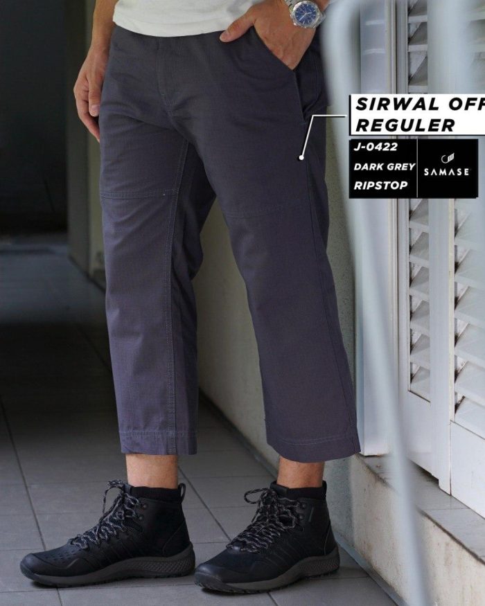 Sirwal Office Reguler j0422 Dark Grey Ripstop