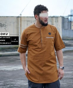 Koku Pendek b17512 Brown Cotton Solid 2.1