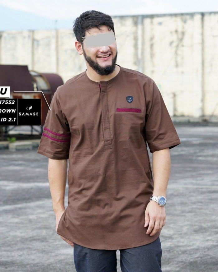 Koku Pendek b17552 Dark Brown Cotton Solid 2.1
