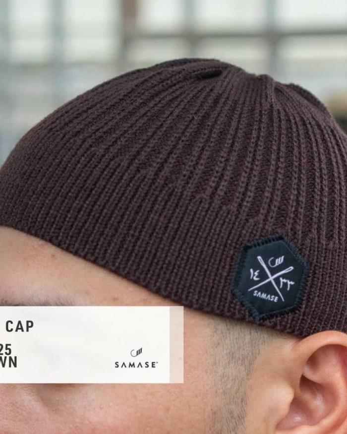 Peci Rajut Samase - New Cap Rajut t0224 Brown
