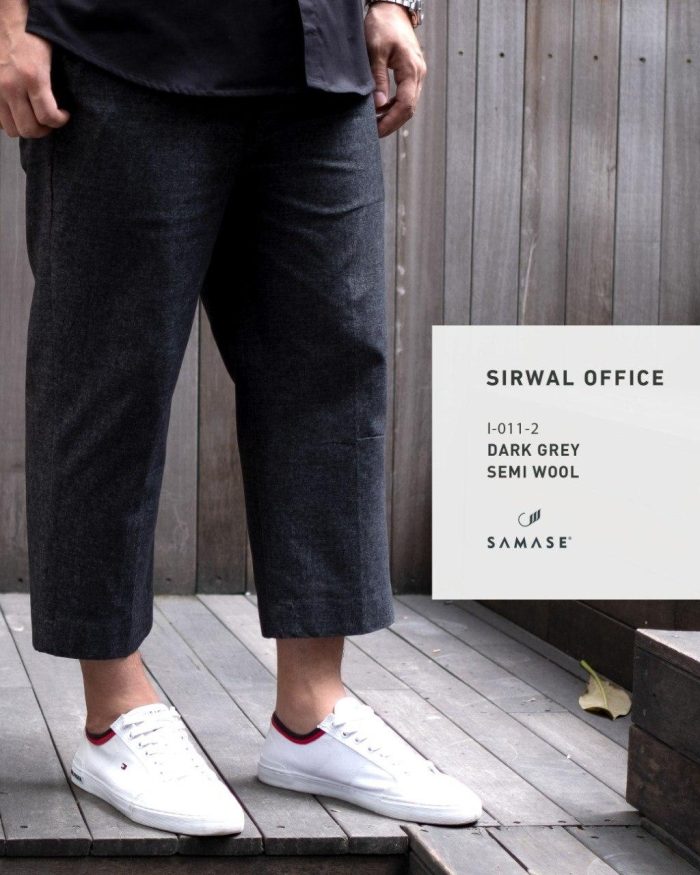Sirwal Office Reguler i0112 Dark Grey Semi Wool