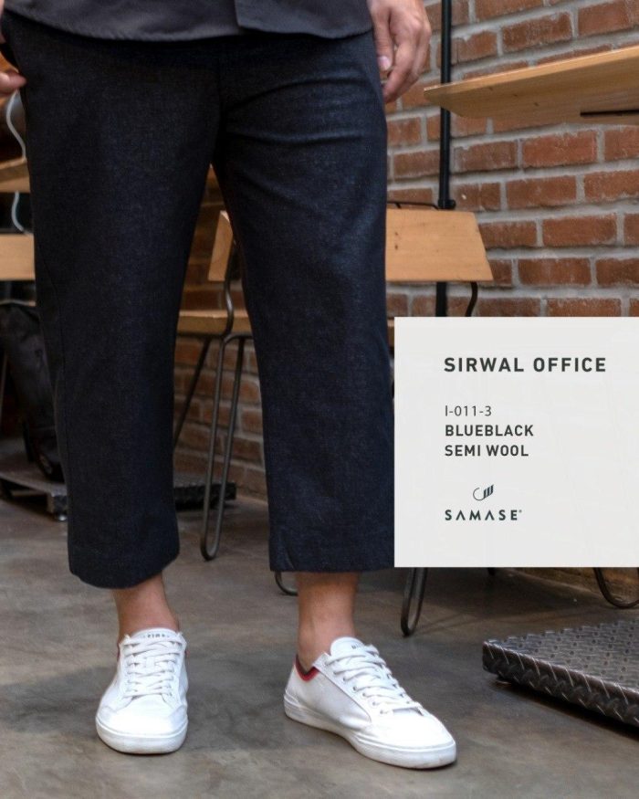 Sirwal Office Reguler i0113 Blueblack Semi Wool