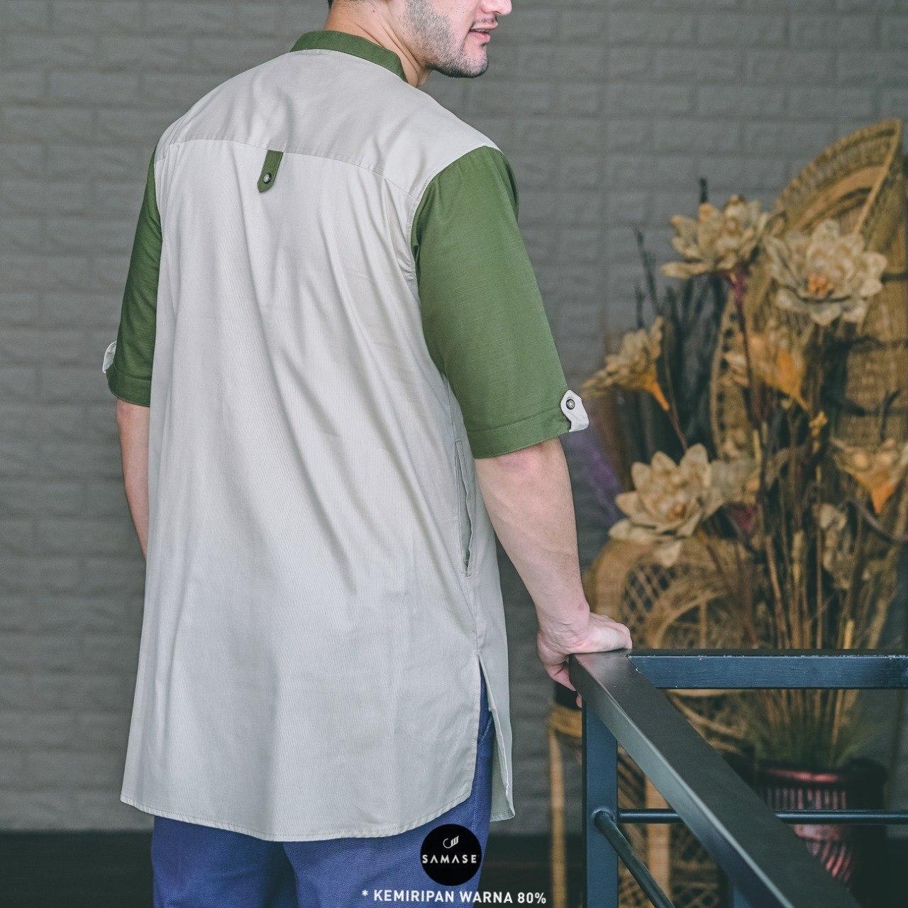 Koku Pendek v03832 Sand Pique - Gambar 3
