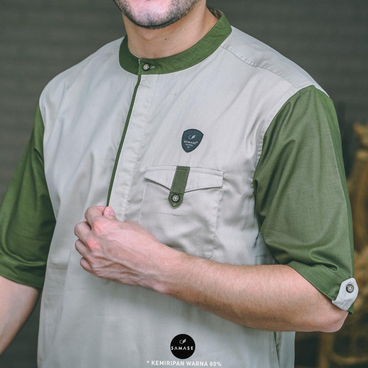 Koku Pendek v03832 Sand Pique - Gambar 5
