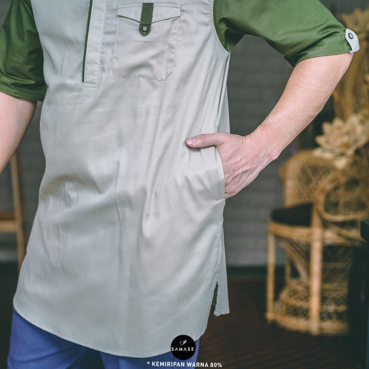 Koku Pendek v03832 Sand Pique - Gambar 6