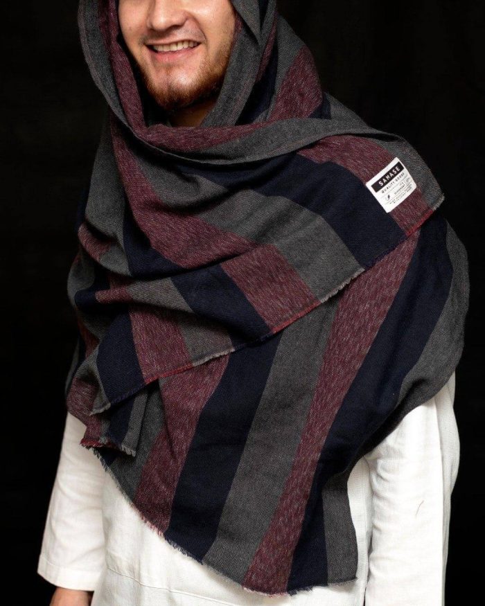 Scraft Samase ad0541 Grey Purple Flannel