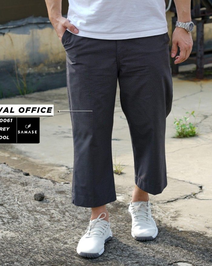 Sirwal Office Reguler i0061 Dark Grey Semi Wool