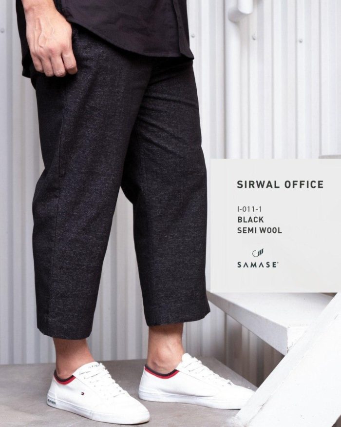 Sirwal Office Reguler i0111 Black Semi Wool