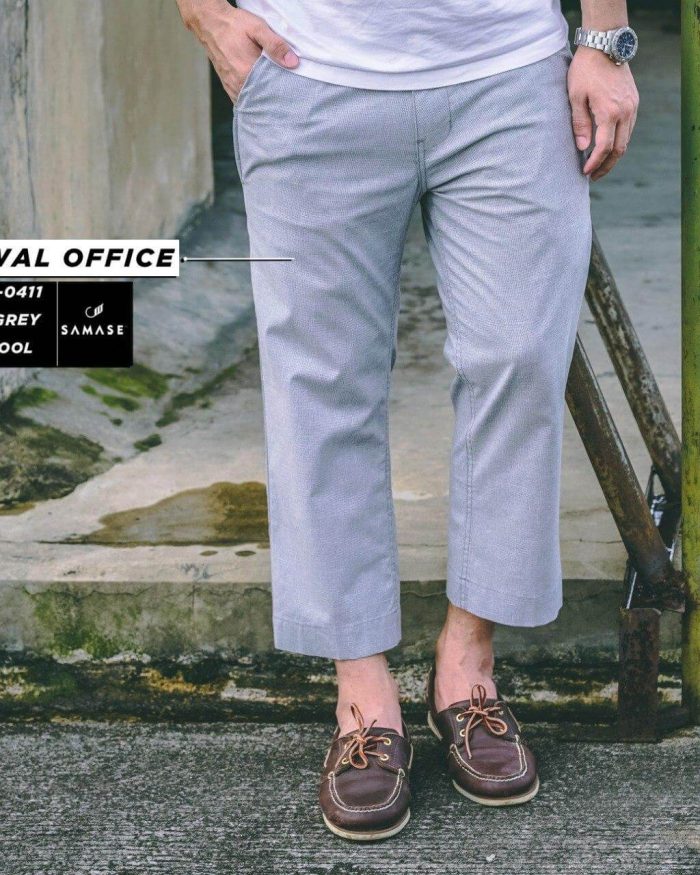 Sirwal Office Reguler j0411 Light Grey Semi Wool